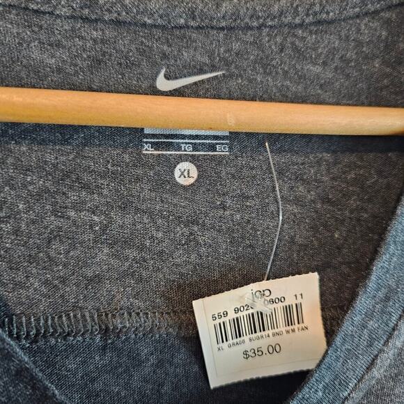 Nike Oklahoma University 2014 Sugar Bowl Shirt Womens XL Grey OU Short Sleeve - Picture 5 of 9